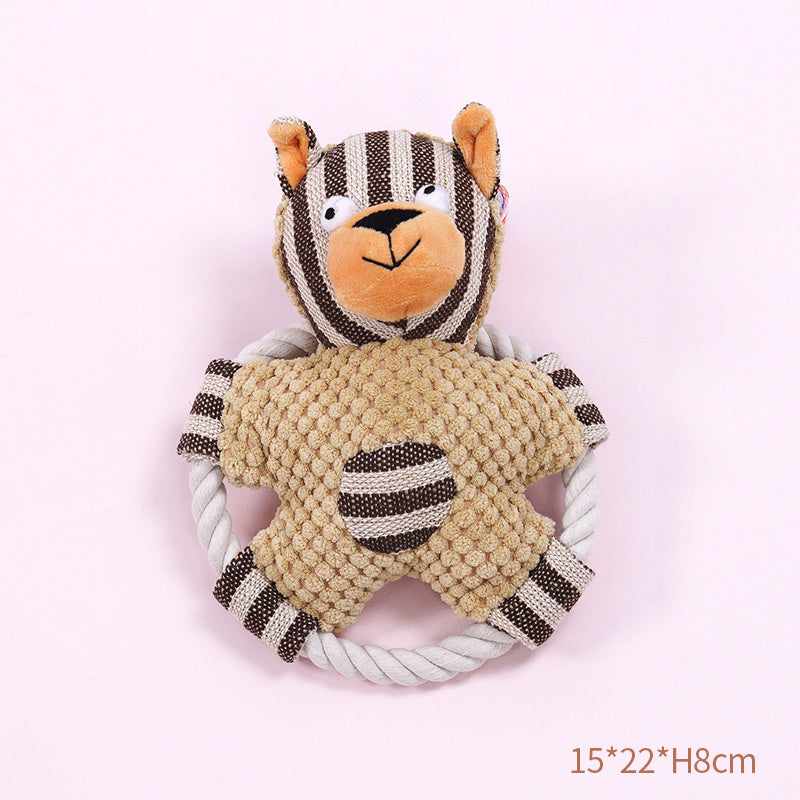 Playful Rugged Cotton Rope Dog Toys