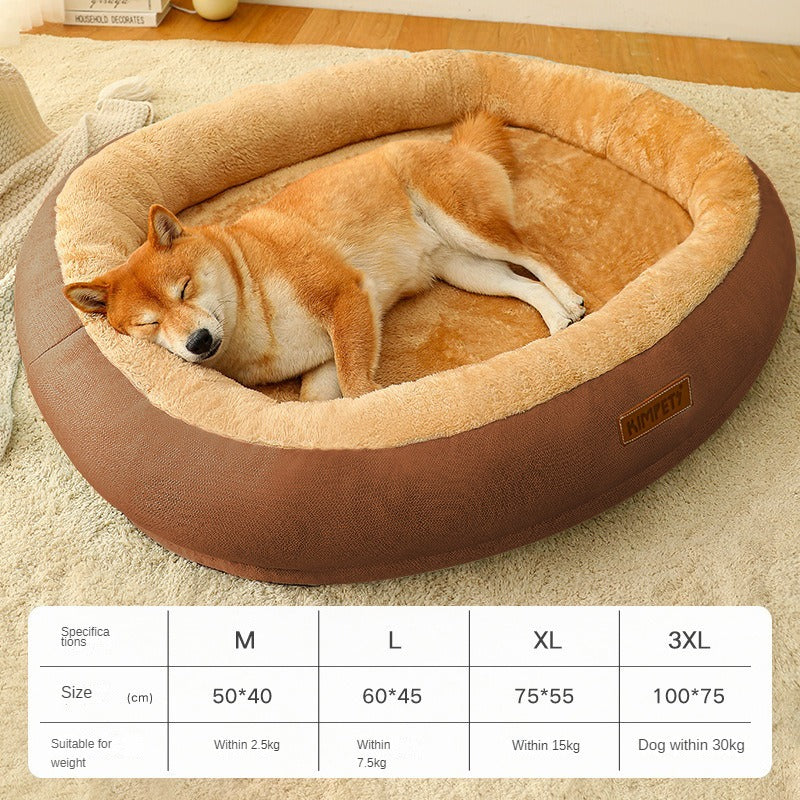 Removable And Washable Dog Bed Warm Bed For Sleeping