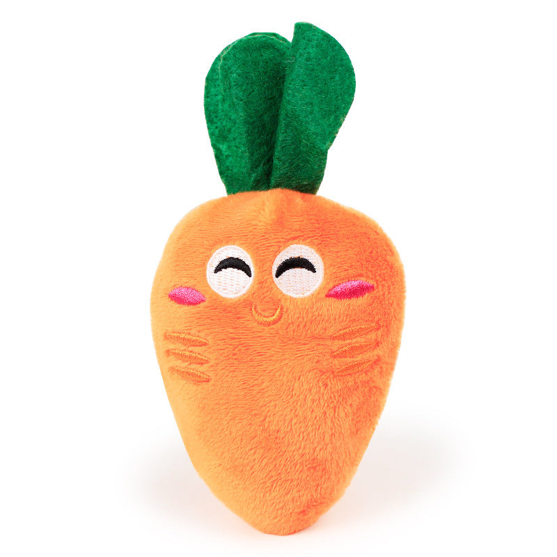 Plush Carrot Treat Harvesting Toy For Dogs,