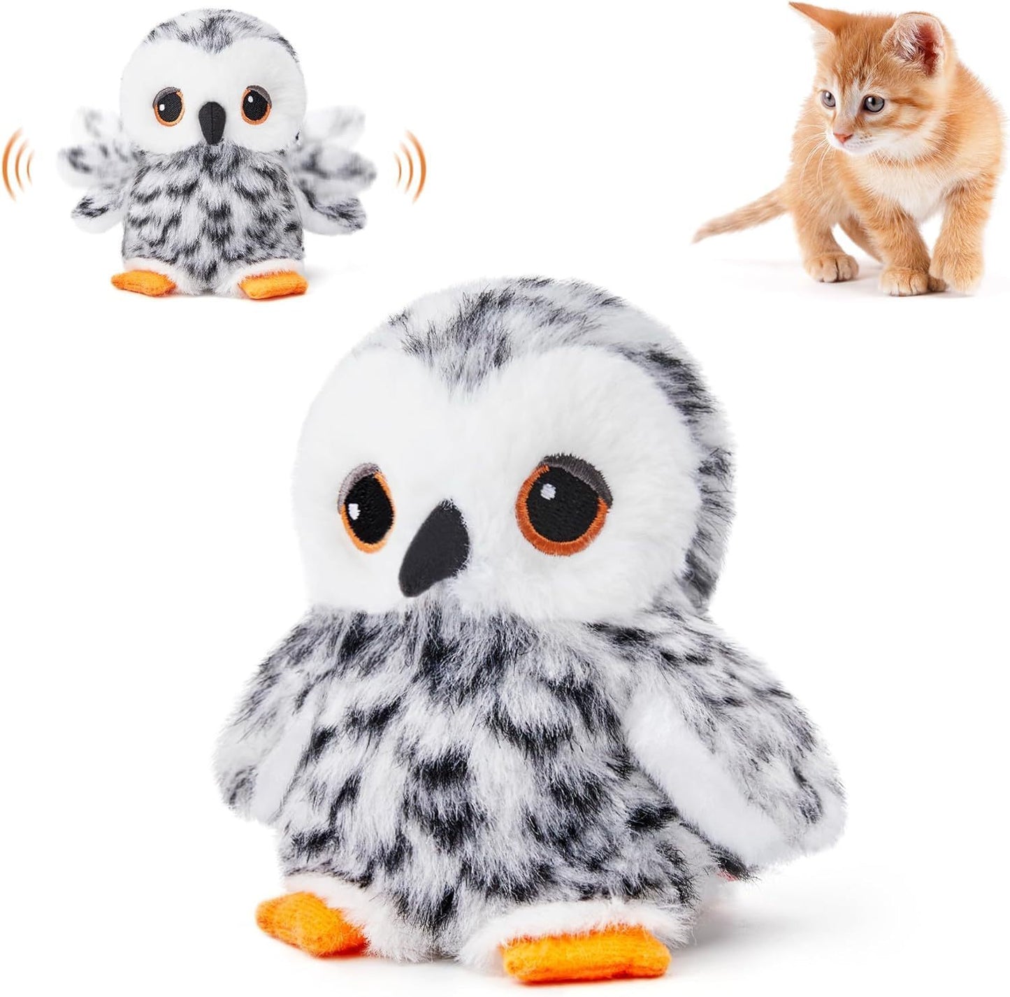 Automatic Flapping Bird Cat Toy USB Rechargeable