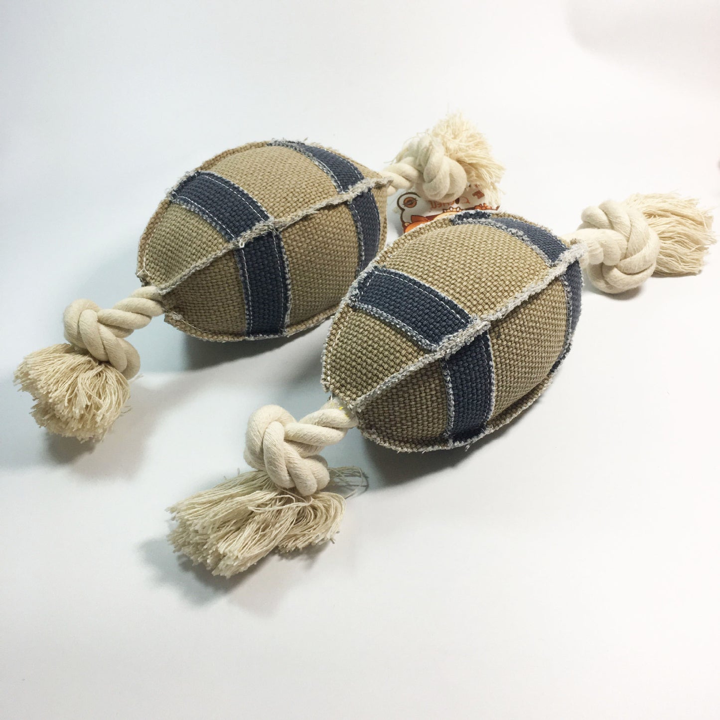 Linen Cotton Rope Dog Toys Bite Resistant Football