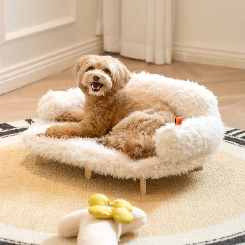 Quality Stylish Wooden Pet Bed For Small To Medium Size Pets