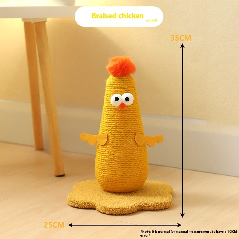 Sisal Twine Wear-Resistant And Non Falling Vertical Cat Scratch Board