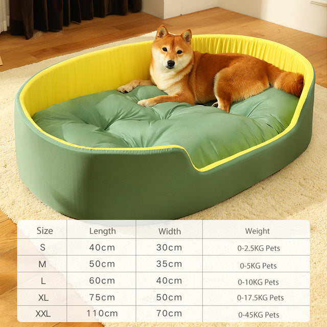 Cozy Sponge Walled Dog Bed