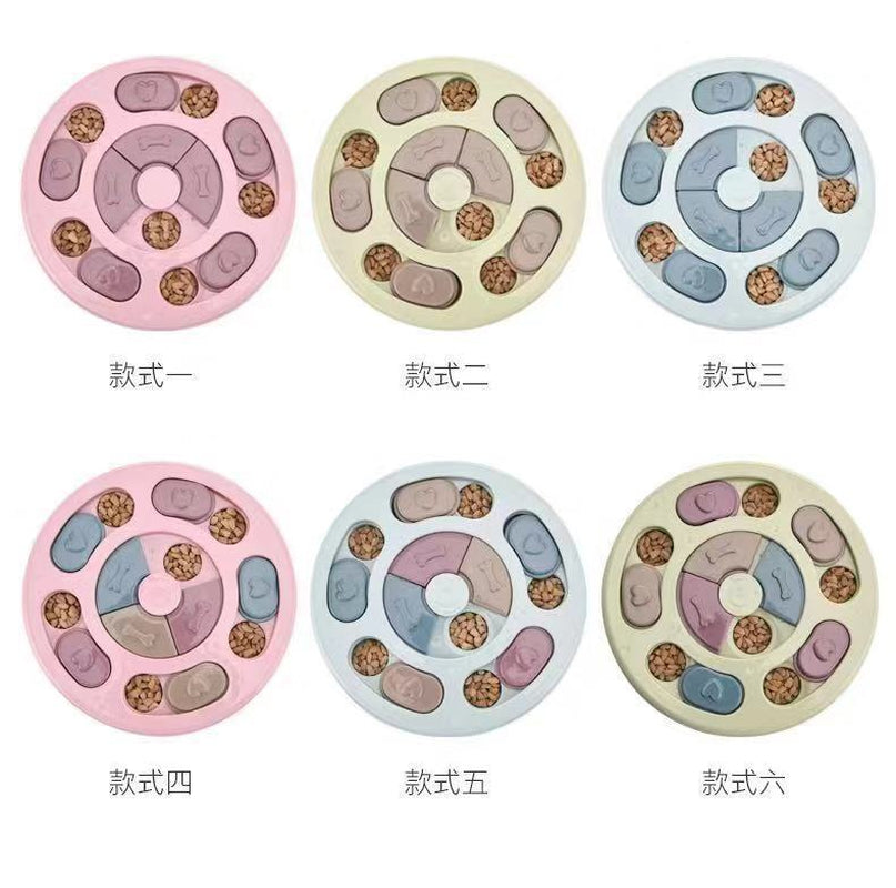 Interactive Dog Toys for Large Small Dogs Education Toy Durable Educational Smart Toys for Dog Training Feeding Turntable Toy