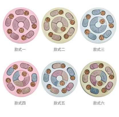 Interactive Dog Toys for Large Small Dogs Education Toy Durable Educational Smart Toys for Dog Training Feeding Turntable Toy