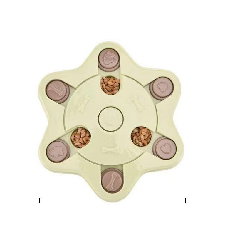 Interactive Dog Toys for Large Small Dogs Education Toy Durable Educational Smart Toys for Dog Training Feeding Turntable Toy